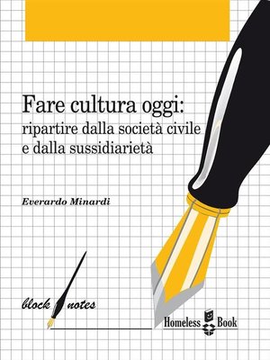 cover image of Fare cultura oggi